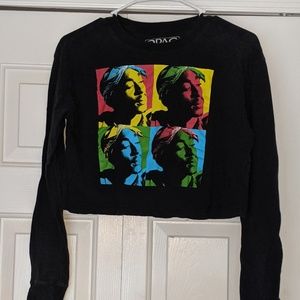 Long sleeved Tupac shirt
